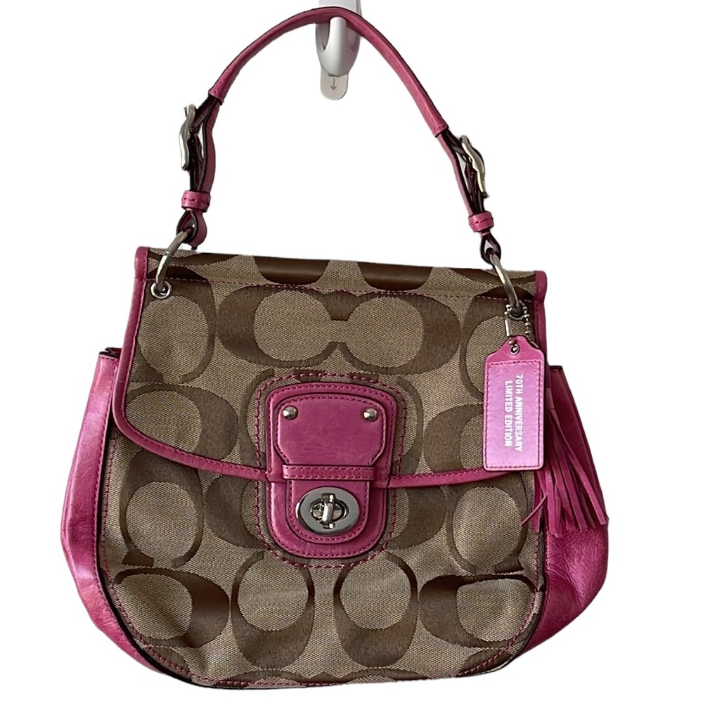 Coach Wills 70th Anniversary Limited edition  signature monogram crossbody bag
